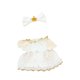 thumbnail image 4 of Vestido de muñeca de peluche de 15 cm con accesorio para el cabello Lindos vestidos de muñeca Disfraces Elegantes Fáciles de usar Hermosos accesorios, 4 of 7