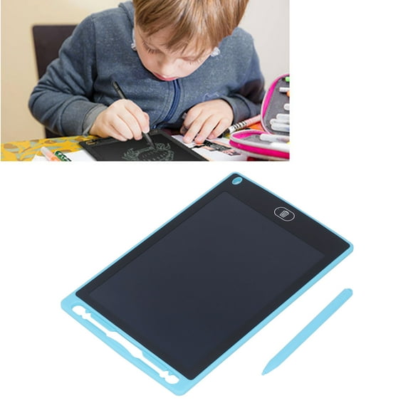 LCD Writing Tablet, Easy Viewing Reusable Stimulate Kids Imagination ABS Enough Space 8.5 Inch Doodle Board Multipurpose for Drawing for Adults Blue