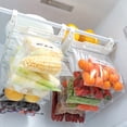 thumbnail image 6 of Jierger Refrigerator Storage Bag Storage Rack Kitchen Retractable Sealed Bag Organizer for Fruits Vegetable Food Fresh-keeping, 6 of 9