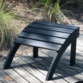 thumbnail image 2 of PolyTEAK Ottoman for Adirondack Chairs Black, 2 of 5