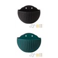 thumbnail image 1 of 2x Auto Riego Colgador Baoblaze Decoración de pared Florero Contenedores de pared para jardín Hogar Interior Exterior Regalo de boda Cocina Negro Verde, 1 of 8