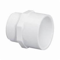 Lasco Fittings D2466 PVC, White, 2 in, Female Socket to Male NPT ...