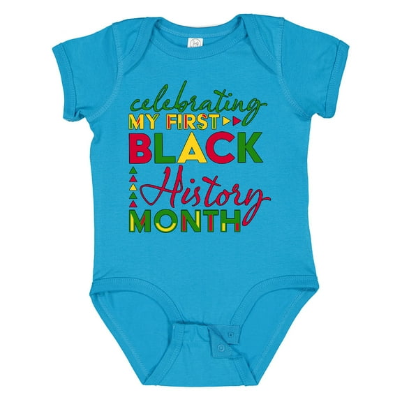 Celebrating My First Black History Month- for kids Infant Creeper