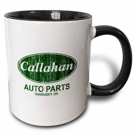 

3dRose Callahan Auto Parts - Two Tone Black Mug 11-ounce