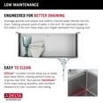 thumbnail image 7 of Delta 95B9132-23S Lorelai 23” Workstation Kitchen Sink Undermount 16 Gauge Stainless Steel, 7 of 7