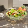 thumbnail image 6 of Exquisite Serving Bowl combo - 12 Medium Clear Salad Bowls (32oz) - With Clear Plastic Deluxe Salad Cutlery - 36 Count, 6 of 15
