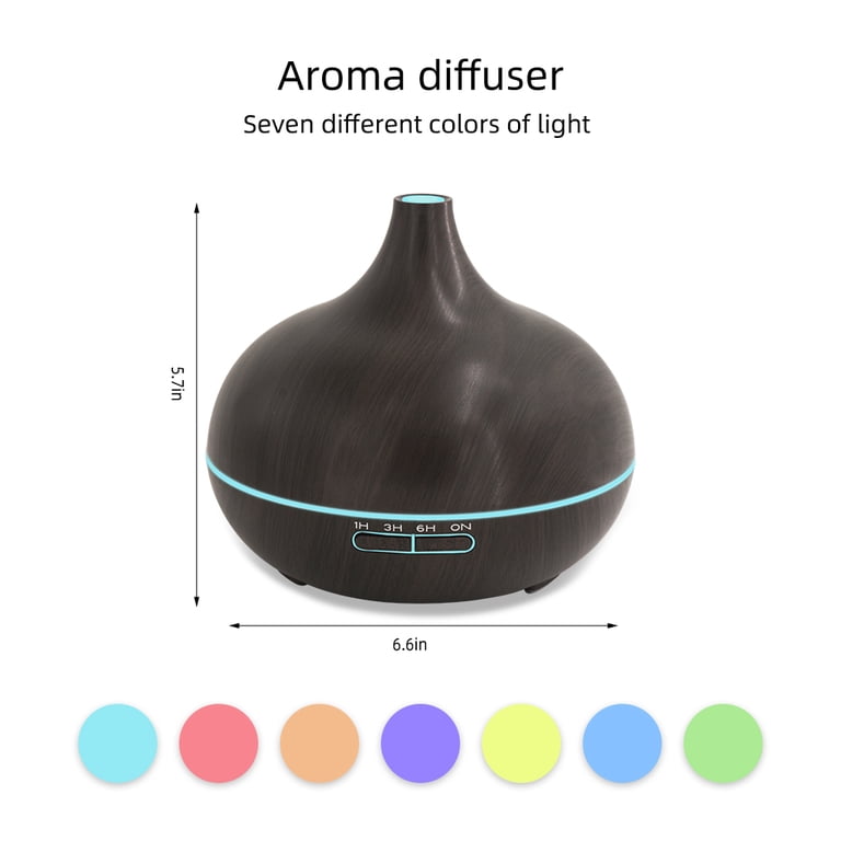AsterOutdoor Aromatherapy Diffuser, 18.6oz, 7-Color LED photo 3