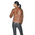 thumbnail image 6 of Ladies Leather Shirt in Cognac, 6 of 11