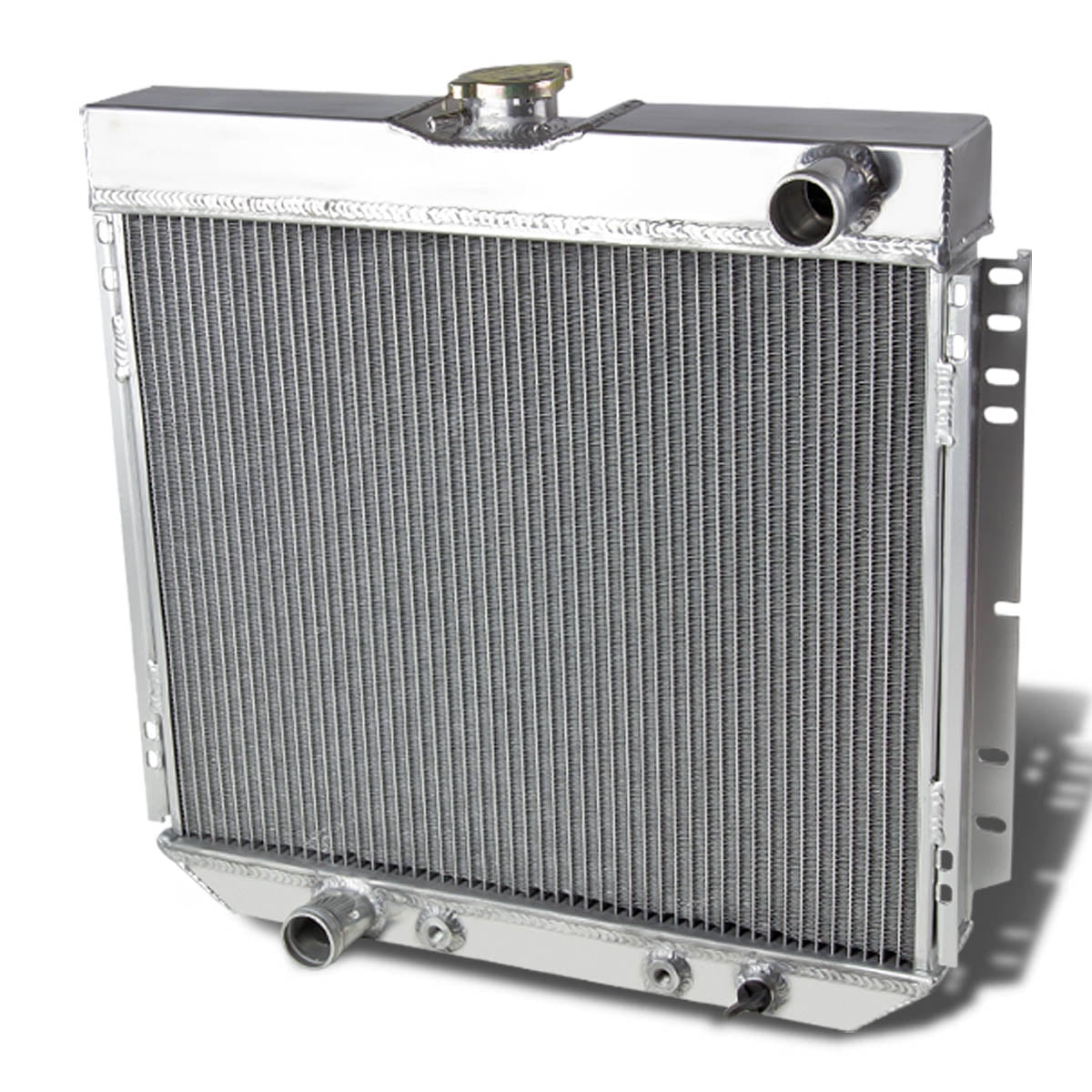 For 1969 to 1973 Ford Mustang 3-Row Full Aluminum Racing Radiator V8 70 ...