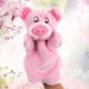 thumbnail image 3 of Plush Piggy Hand Puppet Cartoon Pig Puppet Kids Hand Puppet Toys Kids Stuffed Toy, 3 of 4