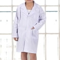 thumbnail image 4 of Lab Coat Women Men Palabia Manga Larga Doctors Enfermera Button Outwears, 4 of 9