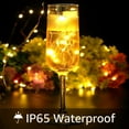 thumbnail image 3 of 24 pièces LED batterie de lumière de bouteille, guirlandes lumineuses en fil de cuivre lumières de bouteille de vin à piles avec liège blanc chaud, 3 of 5