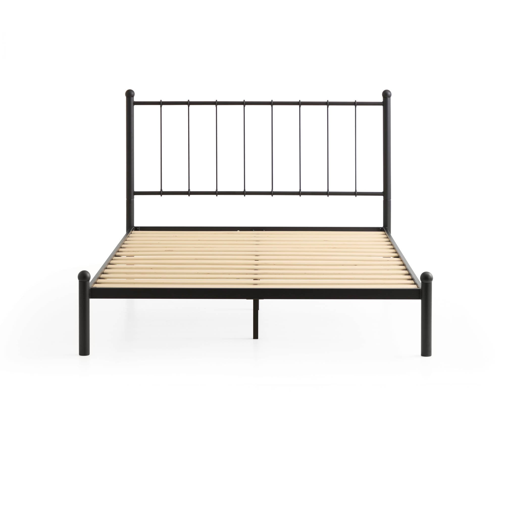 Rest Haven Lancaster Metal Full Platform Bed, Black