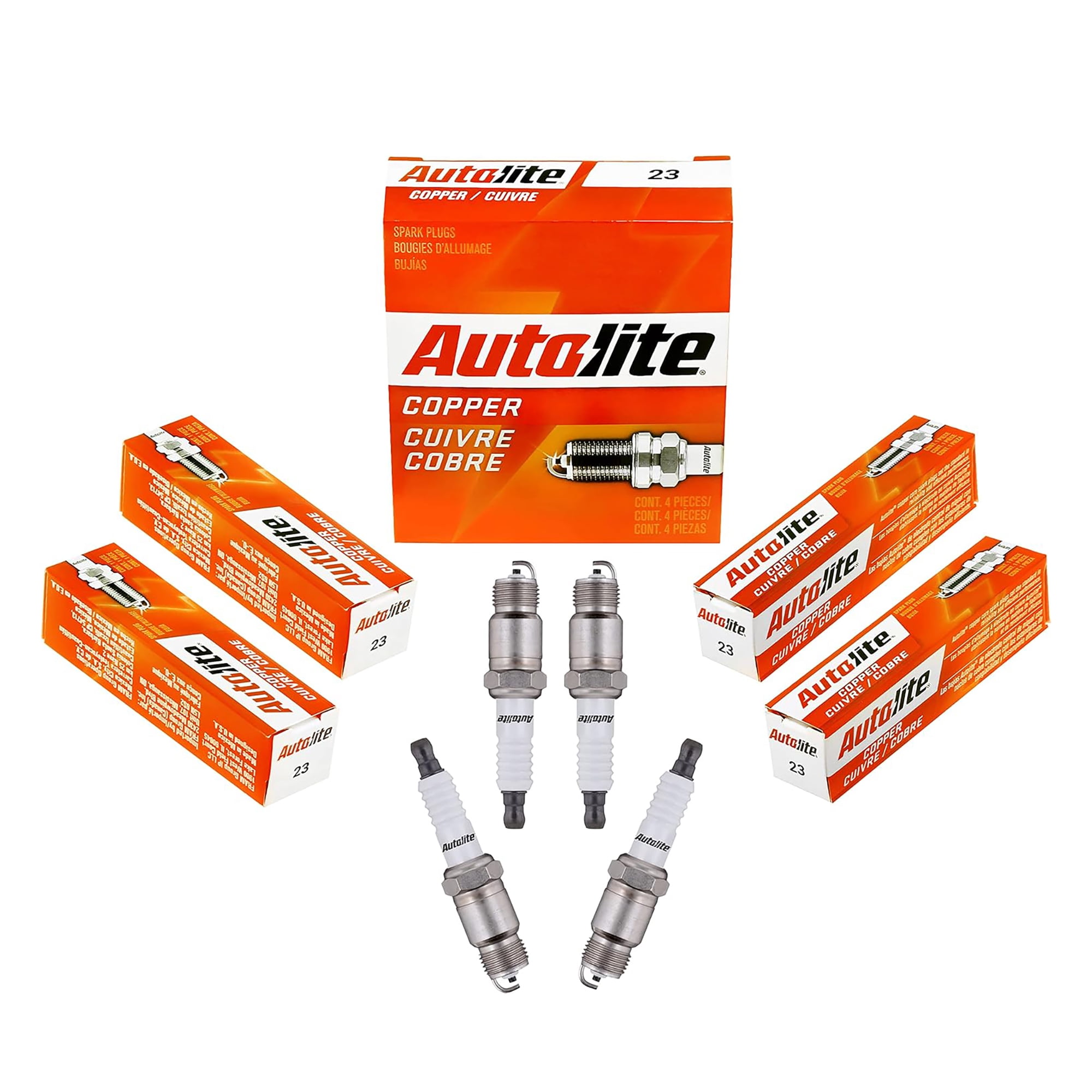 Autolite Copper Core Spark Plug, Resistor Fits select: 1983-1988 CHEVROLET S TRUCK, 1985-1988 PONTIAC FIERO