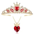 thumbnail image 1 of Collar con forma de corazón rojo de Botrinal Evie y accesorios de vestuario, 1 of 6