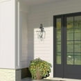 thumbnail image 3 of Beaumont Lane Contemporary Brass Outdoor Wall Lantern in Charcoal, 3 of 9