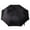 Black, variant on Totes Recycled Canopy Vented One-Touch Auto Open Golf Rain Umbrella with Sunguard, Black