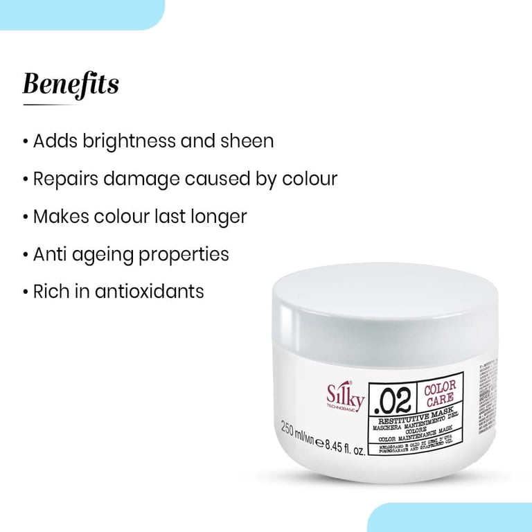 SILKY .02 COLOR CARE RESTITUTIVE MASK | Rich In deep moisturizing