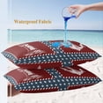 thumbnail image 4 of Nautical Coastal Lumbar Pillow Covers 20x12 Inch Set of 2, Blue Red Lighthouse Sailing Anchor Rudder Waterproof Outdoor Pillow Covers, Decorative Cushion Pillowcases for Couch Sofa Bed Garden Patio, 4 of 9