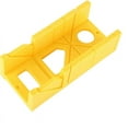 thumbnail image 1 of Miter Box 12 Inch, Miter Box with Ruler Graduation, 45 Degree, 135 Degree Preset Cutting Box, 1 of 7