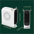 thumbnail image 2 of Space Heaters 500W Portable Electric Heater For Home High Speed Regulating Room Heater Air Circulation Overheating Pro Tection Home Heater Small Heater For Office Home, 2 of 8