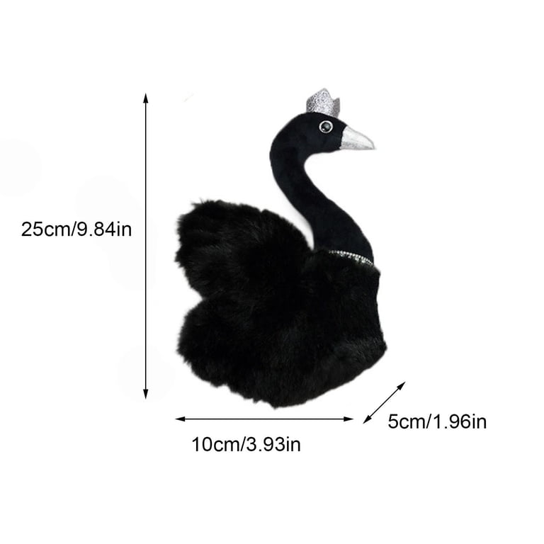 Guanhe Swan Plush Toy (Black Swan) for Kids, Christmas Gifts