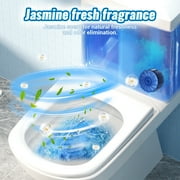 Automatic Toilet Bowl Cleaners Tablets 6 Pack, with 3 Pack Bleach ,Blue Toilet Tank Cleaner Tablets for Deodorizing & Descaling Household Toilet Cleaners for Bathroom