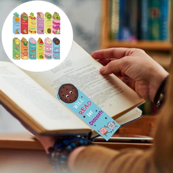 Clearance Bookmarks With Styles Fun Colorful Scented Bookmarks Encourage Reading With Long Lasting Scents Assorted Fruit Food Theme For For