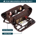 thumbnail image 2 of Neceser PAVILIA Travel Shaving Dopp Kit de piel sintética, 2 of 8