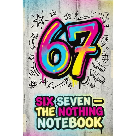 Six Seven - The Nothing Notebook: A Funny Gift for Teens and Kids - Notes, Doodles, Ideas and Random Chaos, A Silly Gag , (Paperback)