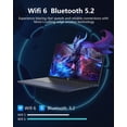 thumbnail image 7 of 15.6" IPS FHD Laptop, 16GB RAM 1TB SSD Intel Pentium Quad Core N100 (Beat to i3-1115G4 Up to 3.4GHz) with Backlit Keyboard Fingerprint Computer Sliver, 7 of 7