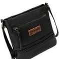 thumbnail image 6 of Wrangler Crossbody Bags for Women Western Hand Woven Satchel Purse, Black, 6 of 7