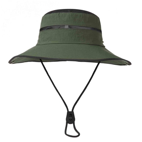 Iyufng Unisex Sun Hat Outdoor Hiking Bucket Hat with Adjustable Drawstring