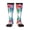 2 Black-1, variant on Women's Knee High Socks Paint Splatter Colorful Thermal Soft Knee Long Socks