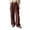 Coffee*, variant on RUTAYY Women's Wide Leg Pants Elastic Waist Drawstring Solid Color Side Pockets Relaxed Fit Casual Trousers Pink