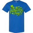 thumbnail image 3 of Inktastic St. Patrick's Day Hand Lettering with Green Top Hat T-Shirt, 3 of 5