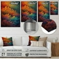 thumbnail image 4 of Designart "Spectrum Serenity Colored Waves IV" Modern Waves Metal Wall Decor, 4 of 5