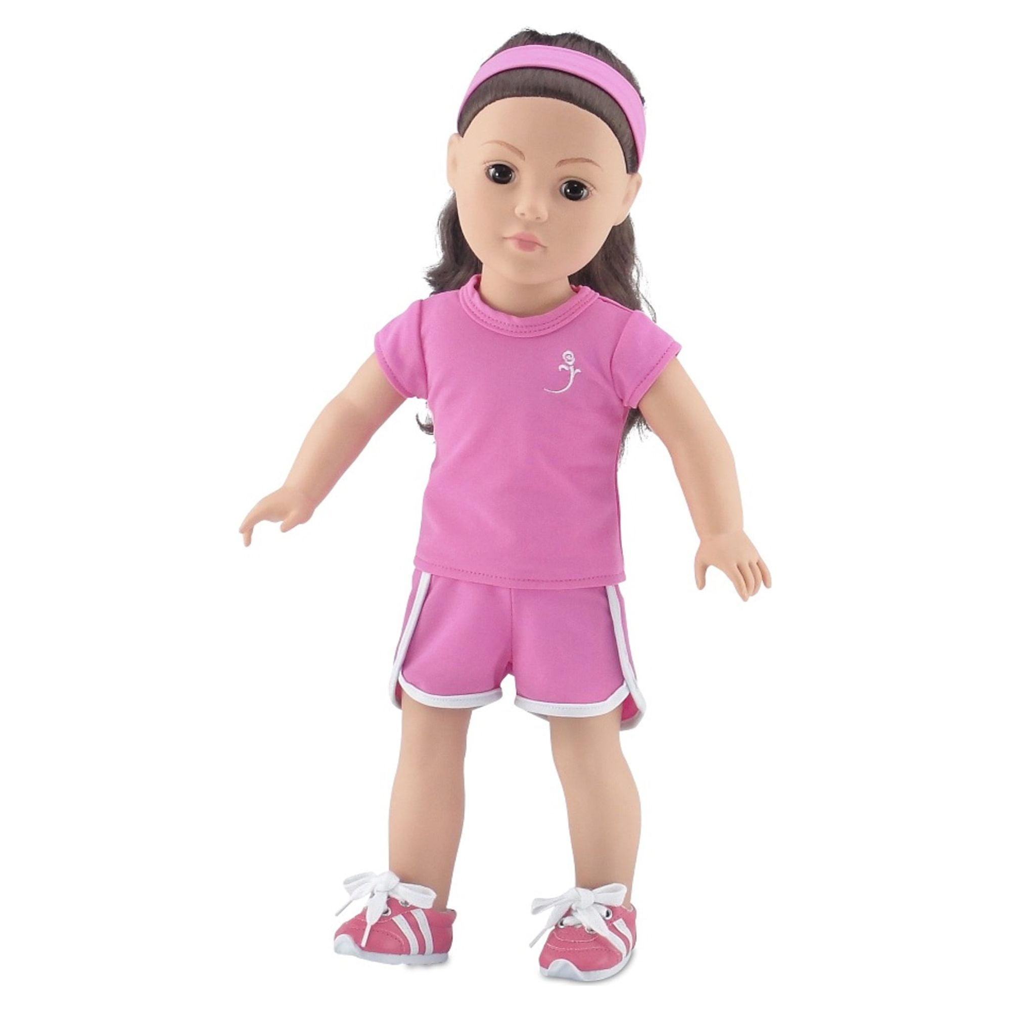 Doll Clothes Shoes Yoga Pilates Clothes Yoga Mat Yoga Outfits Towel for  American 18 Inch Girl Doll 43cm Born Baby Accessories