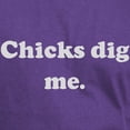 thumbnail image 3 of CafePress - Chicks Dig Me. Dark T Shirt - Men's Classic Graphic Cotton T-Shirt, 3 of 4