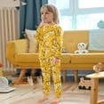thumbnail image 5 of joogoo Cheese Pajamas Set Long Sleeve Soft Cotton Sleepwear 2 Piece 24M, 5 of 7