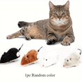 thumbnail image 1 of FNNMNNR Interactive Wind-Up Plush Mouse Cat Toy - Engaging Teaser For Indoor Play  No Batteries Required  Durable Plastic  Geometric Pattern - Perfect For Medium Breeds, 1 of 6