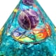 thumbnail image 1 of Orgone Pyramid Crystal Energy Healing Natural Reiki Chakra Adornos (A) JShteea Libre de BPA, 1 of 7
