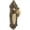 Gold, variant on Grandeur 821198 Grande Victorian Solid Brass Rose Privacy Door Knob Set - Brass