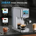 thumbnail image 3 of Máquina de espresso XIXUBX de 20 bares con espumador de leche y tanque de 1,25 L, 3 of 7