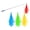 1.6m, variant on Misright Horse Training Flag with Telescopic Handheld Flagpoles For Horse Riding
