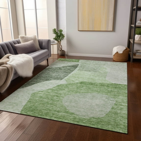 Addison Rugs Chantille Indoor/Outdoor Transitional Abstract Aloe Washable Rectangle Rug, 10' x 14'