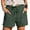 Green, variant on frariair ​Extended Size Women's Comfort Stretch Casual Shorts Straight Leg Sporty Lounge Shorts For Curvy Figures​ Black