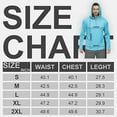thumbnail image 6 of Tyhengta Mens UPF 50+ Long Sleeve T-Shirts Sun Protection Hooded Fishing Hiking Rash Guard Swim Quick Dry Lightweight Shirts Light Green XL, 6 of 6