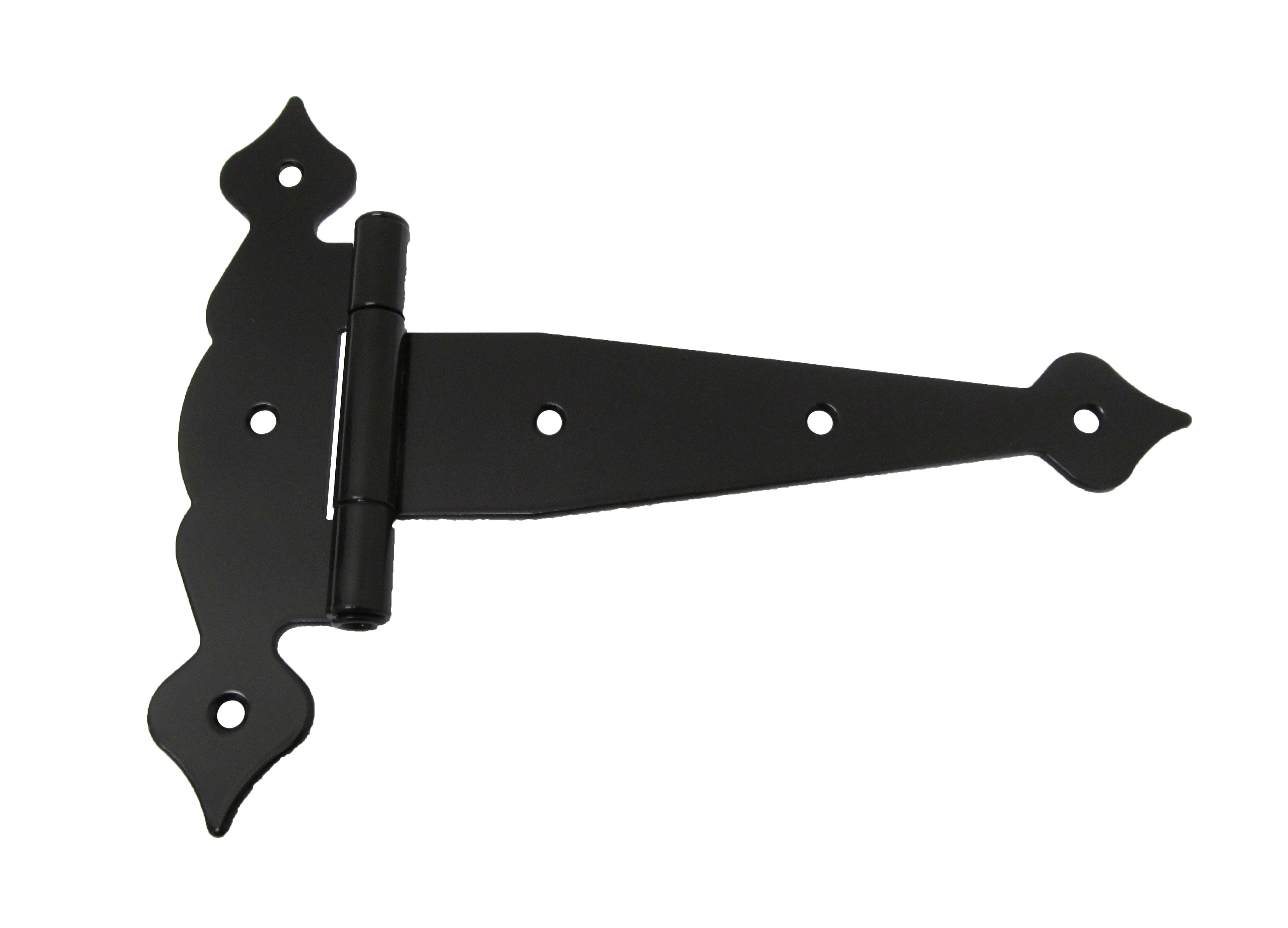 T Hinge Heavy Duty 8" Fancy Decorative Set of 6 For Shed Doors, Gates