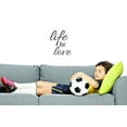 thumbnail image 1 of Custom Decals Life For Love Wall Art Size: 20 X 40 Inches Color: Black, 1 of 1